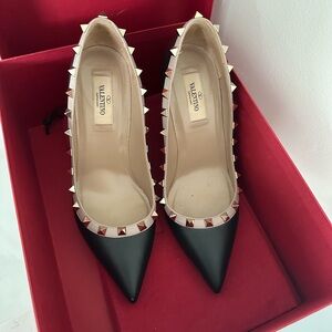 Valentino Garavani Rockstud Leather 100mm Pump